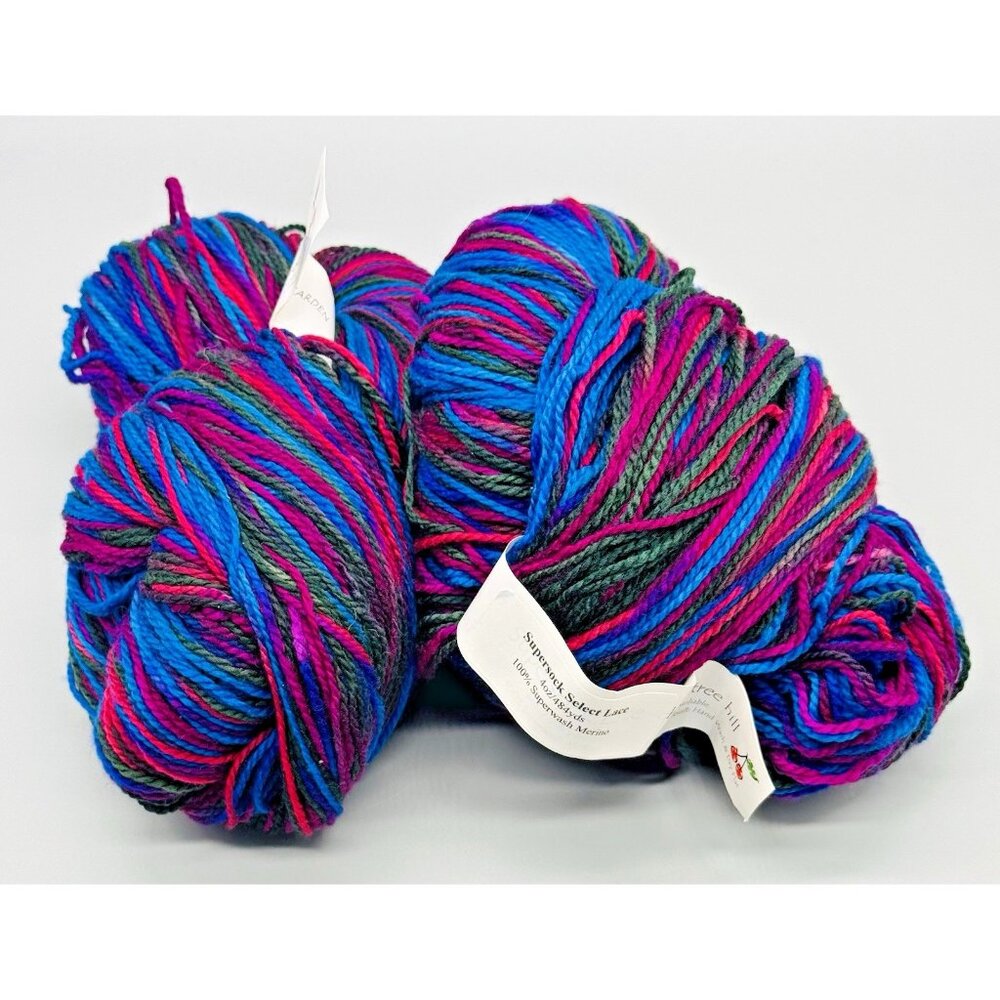 Cherry Tree Hill Supersock‎ Select Lace Yarn Country Garden 4 oz 484 yds Hank